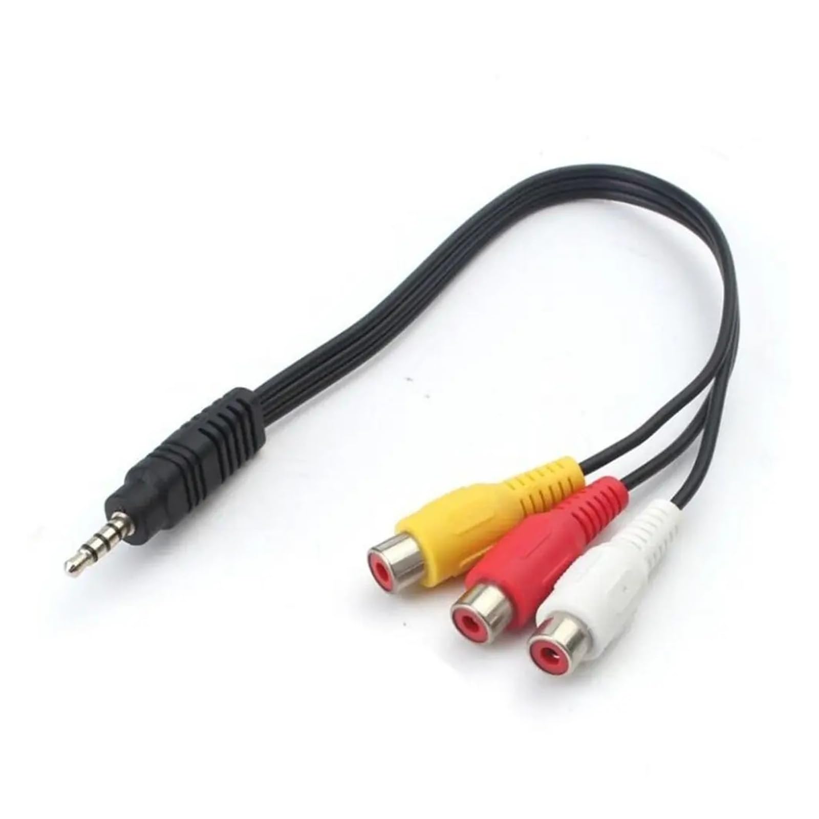 3,5 mm do 3 RCA AV Cable 4 bieguny TRRS Male to 3RCA Male Gold Plated Stereo Audio Video Cord for TV DVD Projector Camcorder 1,5 m/5ft