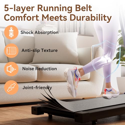deerrun treadmills for home with incline and handles 30 hp foldable treadmill for small spaces folding running machine with smart app