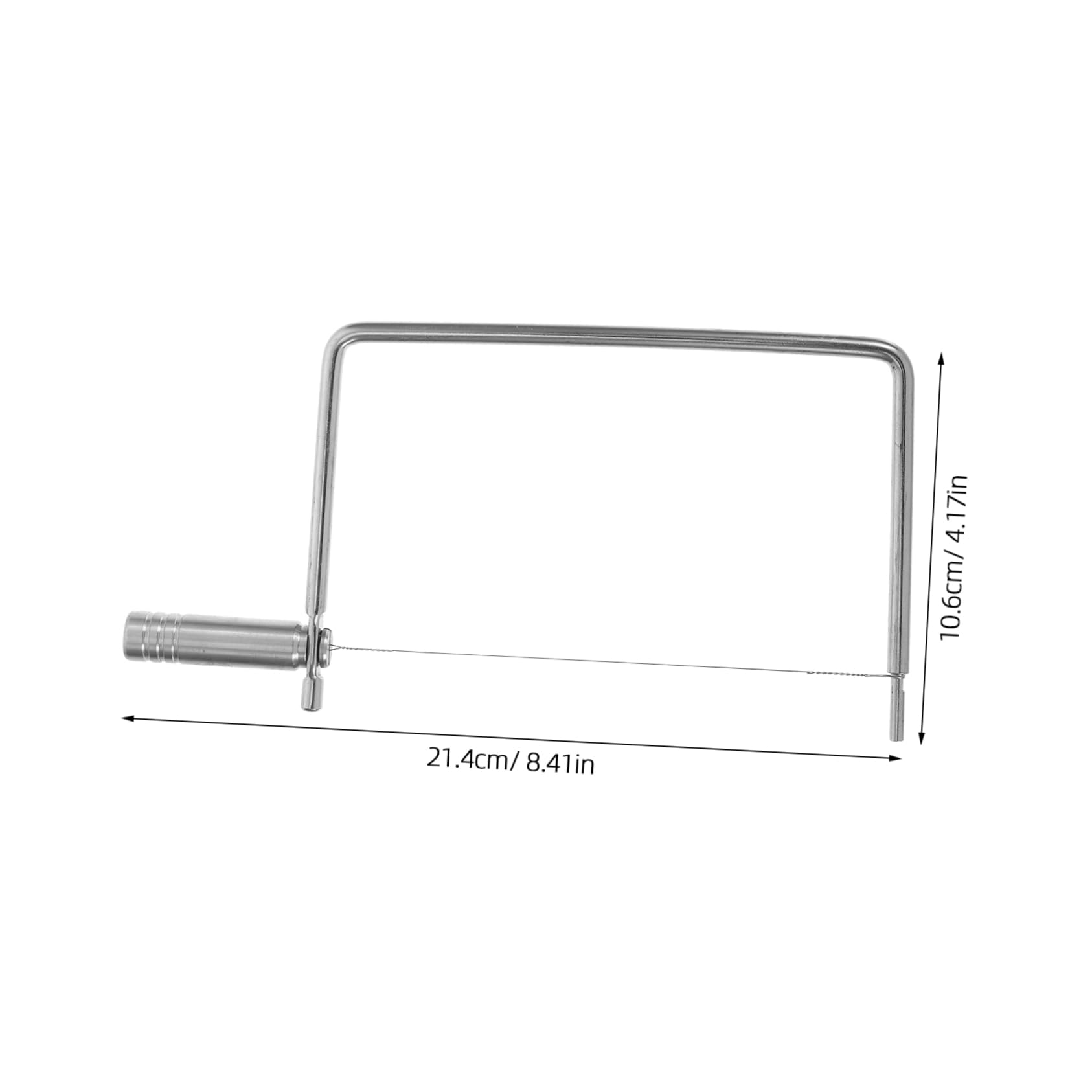 ABOOFAN Stainless Steel Cheese Slicer with Wire Handheld Cheese Cutter for Uniform Slices Versatile Kitchen Tool for Cheese and Butter Compact Design for Easy Storage