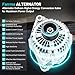 Farrme 11191 Car Alternators Fit for HYUNDAI Sonata 06-10, Santa Fe Sorento, Azera, Entourage, Veracruz, for kia Sedona, Borrego V6 3.3L 3.8L Automotive Replacement Alternators 11193 130A Alternator