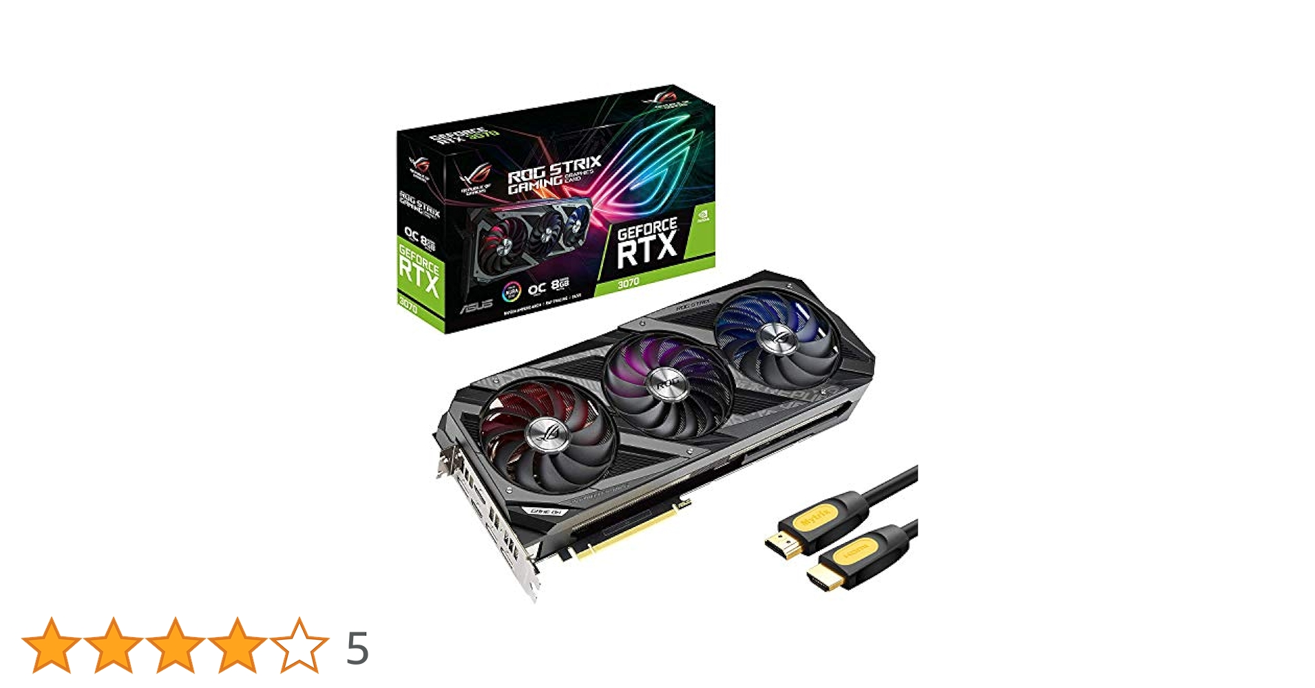 ROG STRIX RTX 3070 グラフィックボード ROG-STRIX-RTX3070-O8G-GAMING | Graphics Cards | ROG United