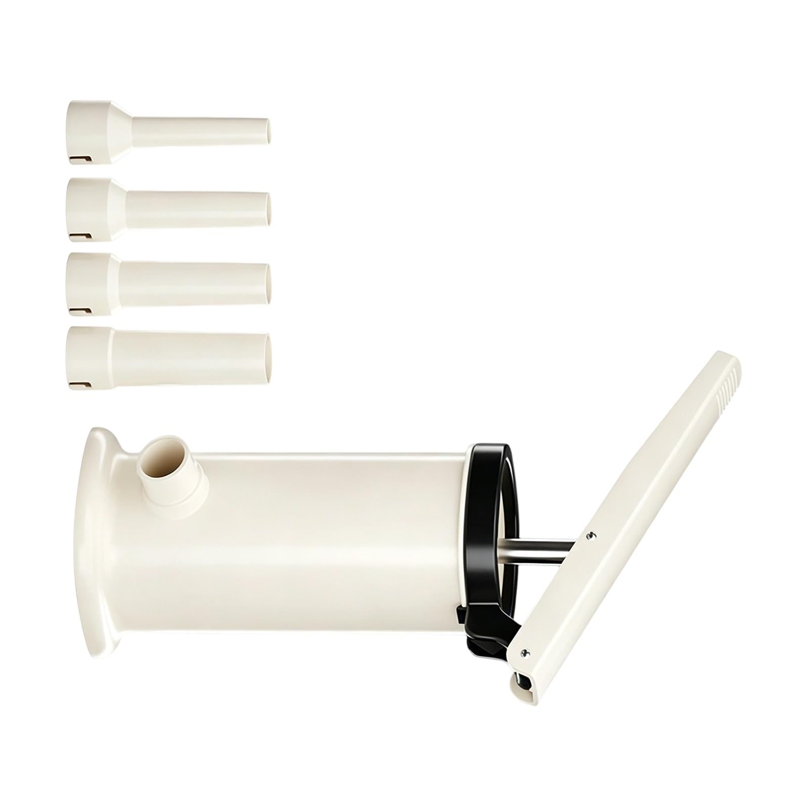 MALSSE Efficiency Manual Sausage Stuffer 4 Different Nozzles Included for Cooking Enthusiasts and Backyard Barbecues Sausage Stuffer