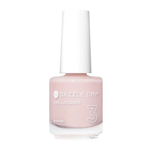 Dazzle Dry Esmalte de uñas (paso 3) – Truth – Un rosa sal del Himalaya pálida semitransparente. (0.5 fl oz)