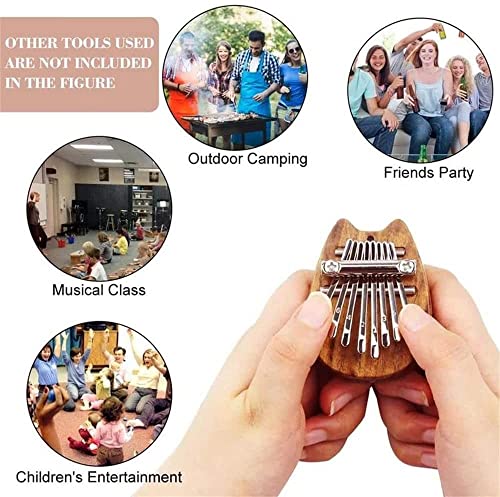 WPHGS 8 clé mini kalimba thumb piano, portable Mbira doigt piano meilleur cadeau for enfants, anniversaire, noël… - Les Beatles, Paul McCartney, John Lennon, RIngo Starr, George Harrison WPHGS 8 clé mini kalimba thumb piano, portable Mbira doigt piano meilleur cadeau for enfants, anniversaire, noël… – Image 5
