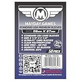 Mayday Games 7076 Usa Boared Game Sleeves, Dark Purple