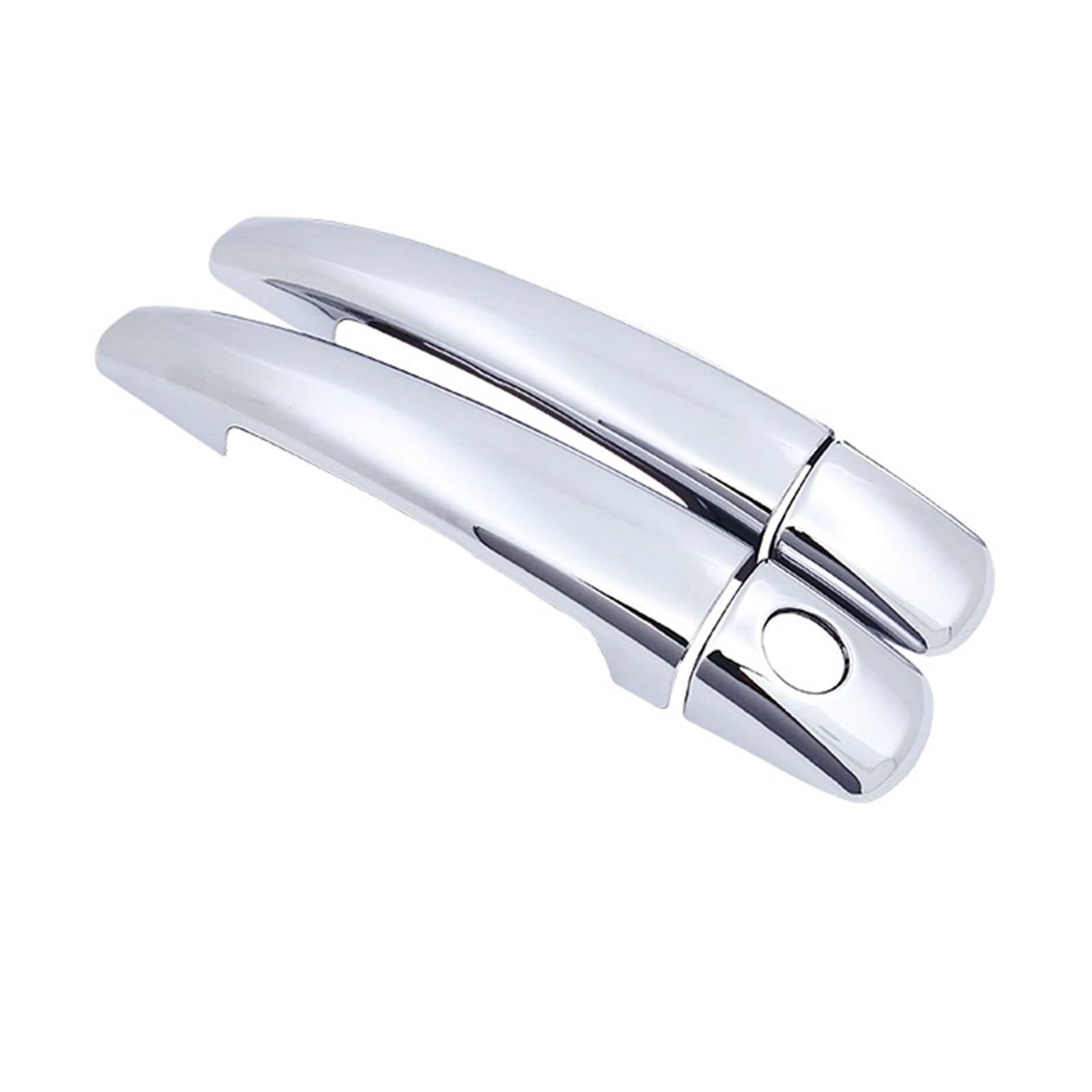 Drezzo Car Exterior Door Handle ABS Car Door Handles Cover for Citroen C3 Mk2 2010-2016(Handle 1 Keyholes 2)