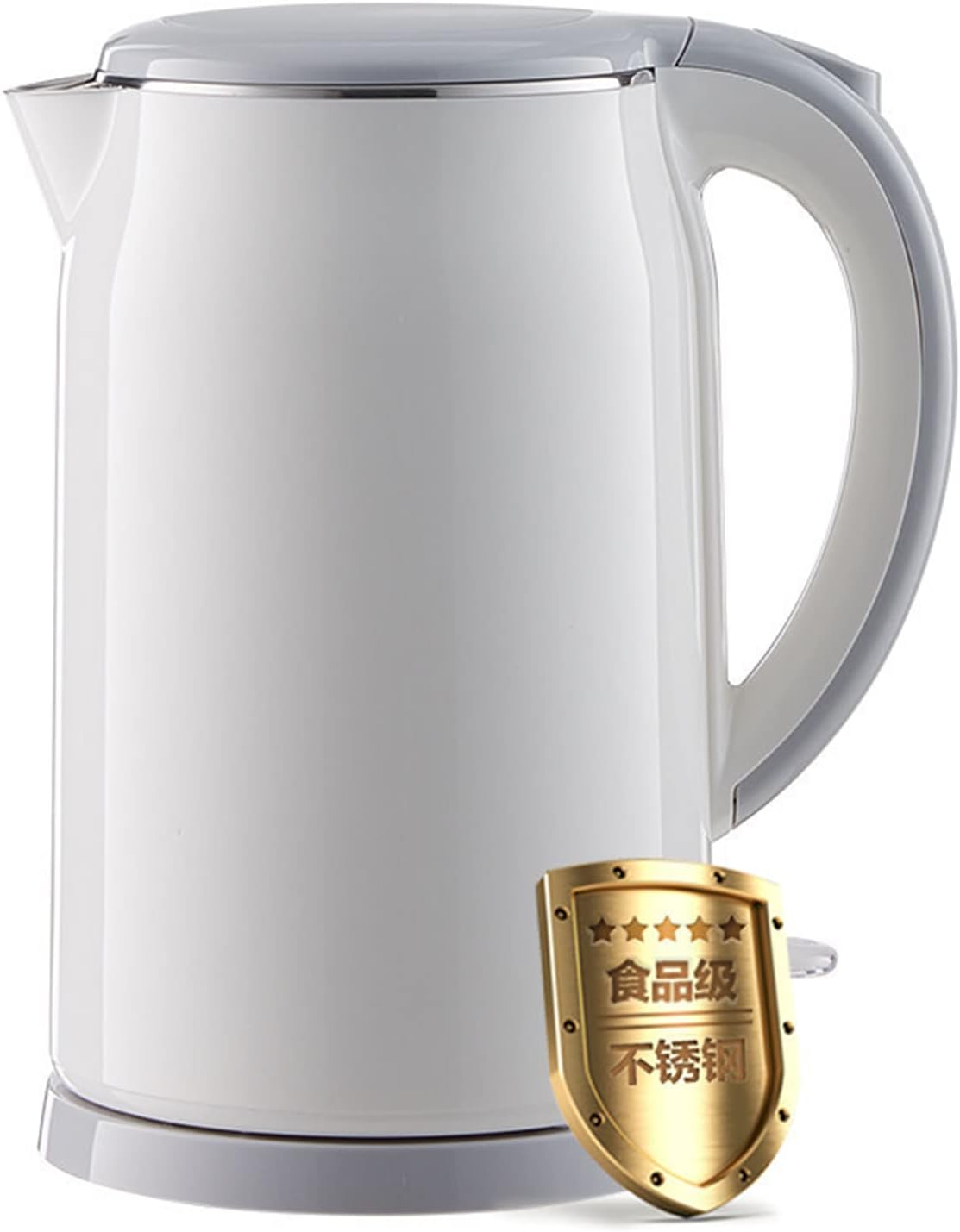 Midea 1.7L Electric Kettle Quiet, Double Wall Hot Water Boiler BPAFree