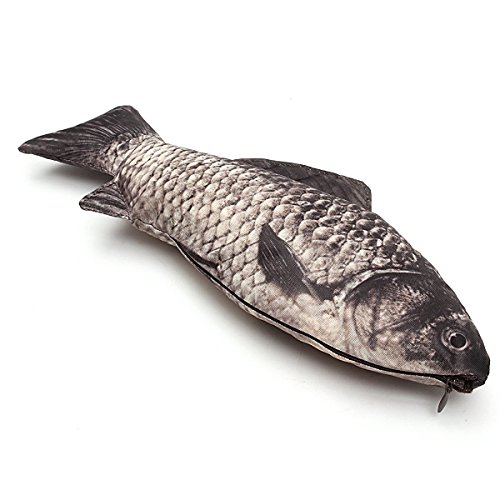 Preisvergleich Produktbild Westeng Federmappe / Kosmetiktasche / Geldbeutel, Motiv: Karpfen