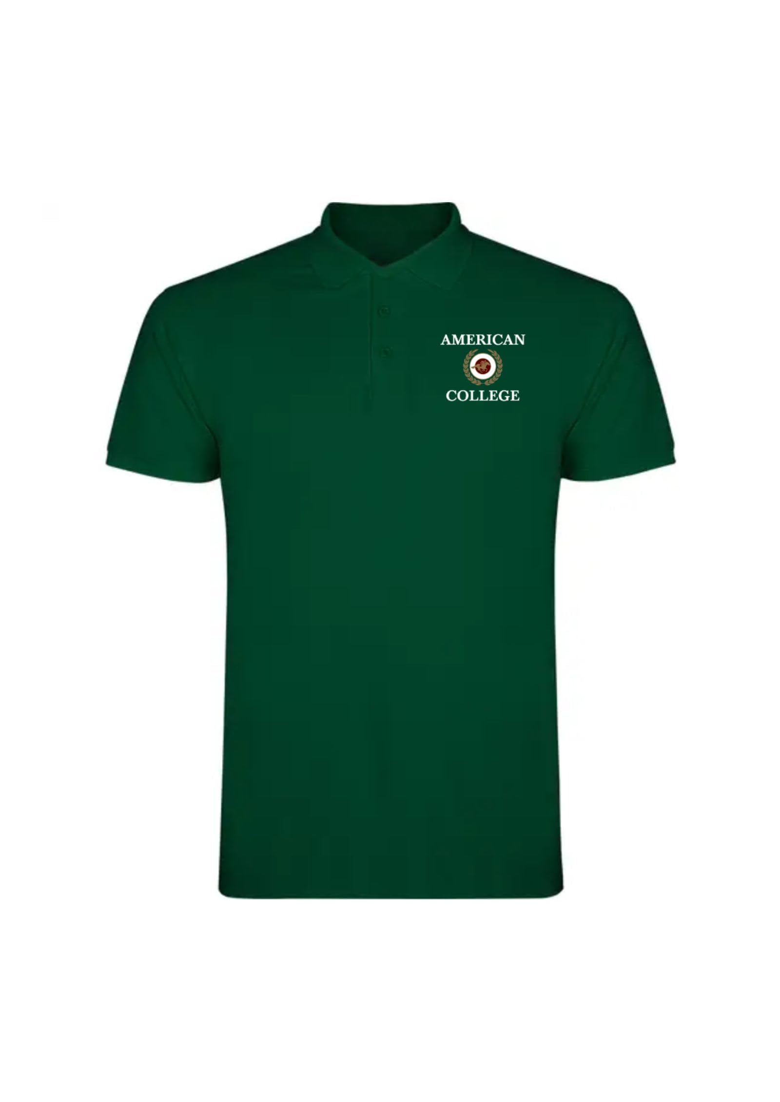 AMERICAN COLLEGE USA Koszulka polo Uniseks Polos Manches Courtes Mixte Hommes et Femmes (1 w zestawie)