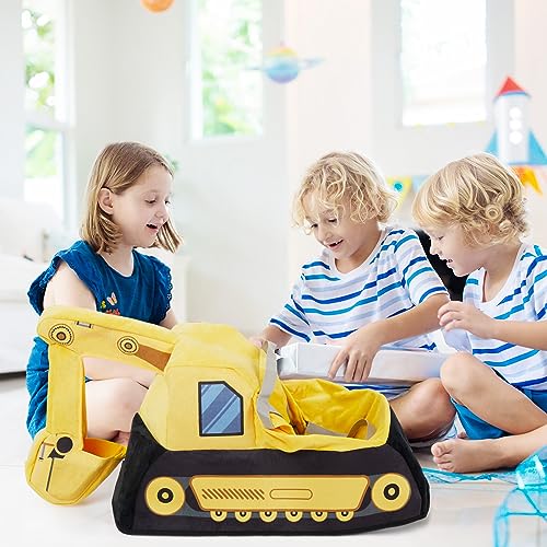 Disfraz niño excavadora amarillo 4 años miniatura 6