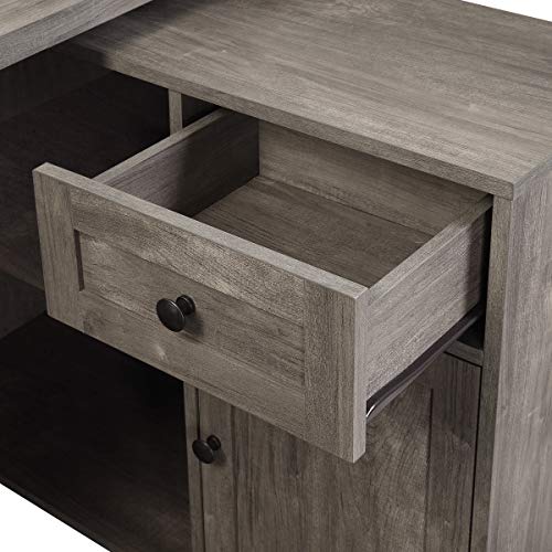 Image of OSP Home Furnishings Waverly Home Office Desk, Scottish Alder