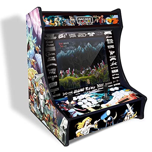 Unicview Pandora Box, Incluye más de 20.000 Juegos, Joysticks Arcade con 8 Botones de Juego, EmulationStation con más de 50 Sistemas Incluido: Arcade, Consolas, Microordenadores, Diseño out Run