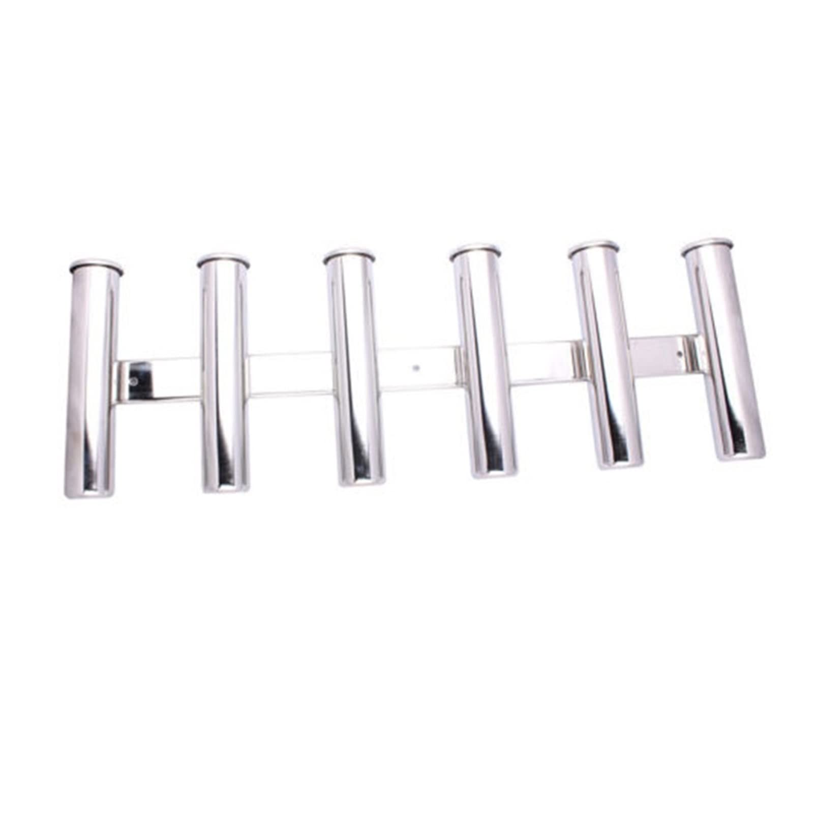Bootszubehör Angelstab Halter 6 Röhrchen Rod Pod Rack Edelstahl Boot Marine Yacht Einfache Montage
