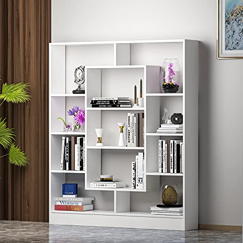 HOMIDEA Venus Bibliothèque de Rangement mangas de grande taille Moderne (Blanc) – Image 3
