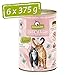 Produktbild GranataPet Delicatessen Lachs PUR, Nassfutter für Katzen, Futter ohne Getreide & ohne Zuckerzusätze, Katzenfutter mit hohem Fleischanteil & hochwertigen Ölen, 6 x 375 g