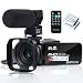 Video Camera Camcorder WiFi FHD 1080P 30FPS 26MP YouTube Vlogging Camera 16X Digital Zoom 3.0" Touch Screen Digital Camera Video Recorder with Microphone Remote Control Lens Hood Infrared Night Vision