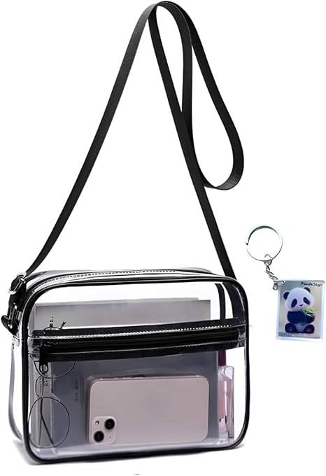 Amazon | [PandaSays] クリアバッグ 透明 痛 ッグ クリア ショルダー