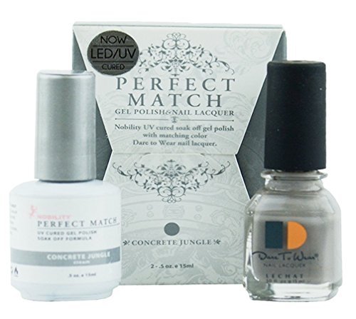 Lechat Perfect Match - Concrete Jungle PMS061 .5 oz. free lacquer DUAL SET by Lechat Nail Care