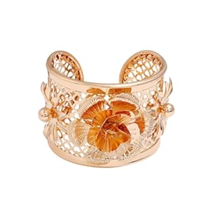 Mastyle® Ethnic Hollow Floral Bracelet Handcrafted Jewelry | Adjustable Bracelet | Stylish Party Wear Hand Accessory 6 51hlb94KIXL. SL500 . SS300