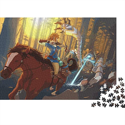 Zelda Legend Puzzles 300 Piezas para Adultos Y Niños A Partir De 12 Años Breath of The Wild Puzzle...