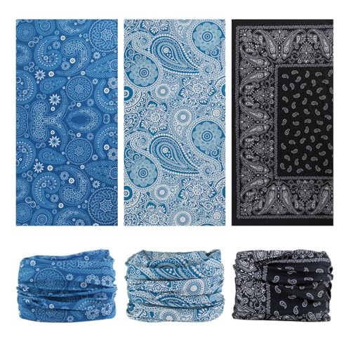 Image of VANCROWN Headband Neck Gaiter Head Wrap Headwear Face Mask Magic Scarf Bandana for Men and Women