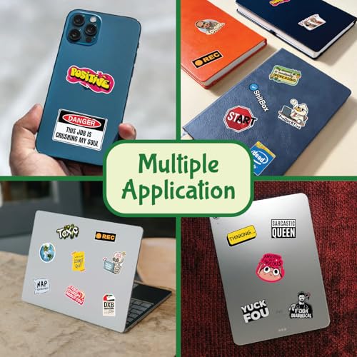 Image of CodersParadise -70 PCS Premium Vinyl Random Stickers Pack for Laptop, Water Bottle, Mobile, Bike, Scrapbook & Journal | Waterproof, Residue Free, Shiny Finish Decals for Kids, Teens & Adults