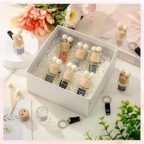 Image of Cinnvoice 30 Pcs End of Year Teacher Appreciation Gifts Bulk, Empty Car Diffuser Bottles with Vent Clip, Refillable Essential Oil Car Air Freshener Gifts for Teacher Coworker Team Staff (Proud)