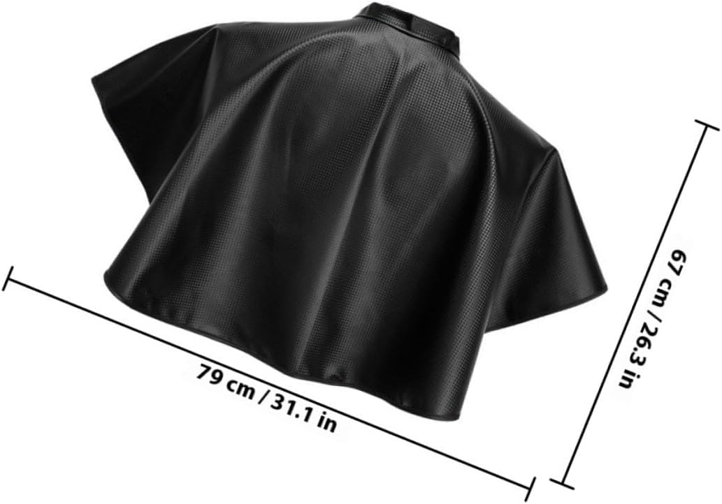 MAGICLULU Waterproof Hair Coloring Cape 2pcs Black Hair Stylist Apron Salon Barber Cape for Adults Hairdressing and Dyeing Use