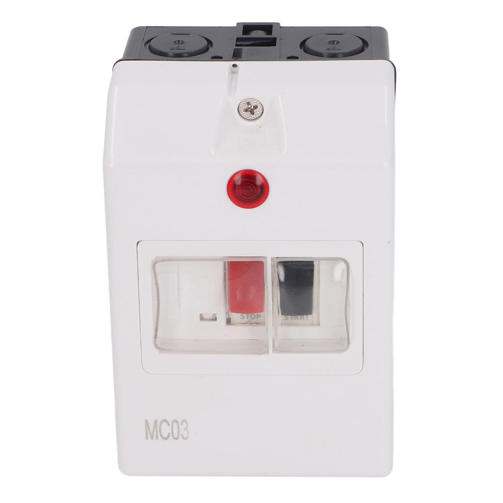Disjoncteur de moteur avec voyant lumineux 6A à 10A 690V AC3 50Hz 60Hz Interrupteur de démarrage de surcharge magnétique thermique IP55 Boîtier ABS 230V 240V 400V 415V 500V