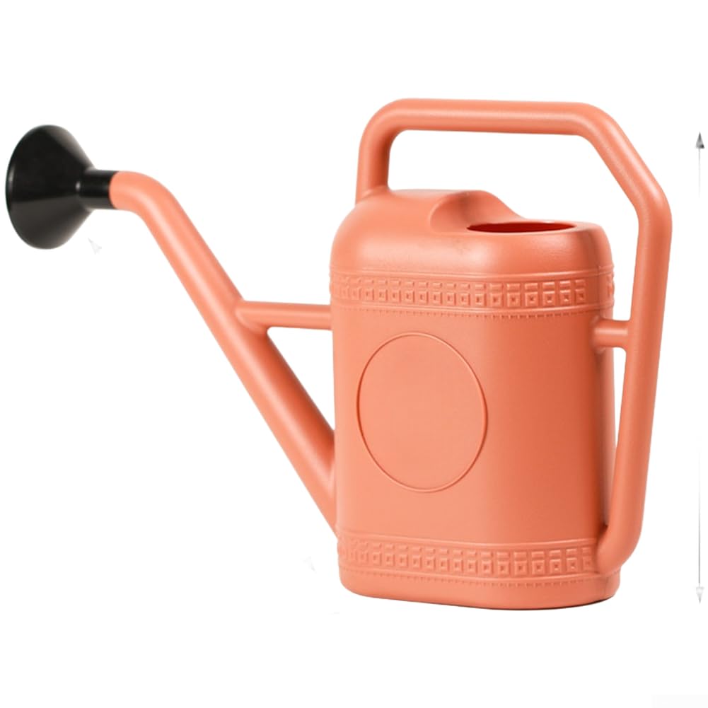 Gießkanne 5 Liter Mit Langtülle Und Abnehmbarem Brausekopf, für robuste Kunststoff Gießkanne Für Zimmerpflanzen Und Balkon Bewässerung(Gray)