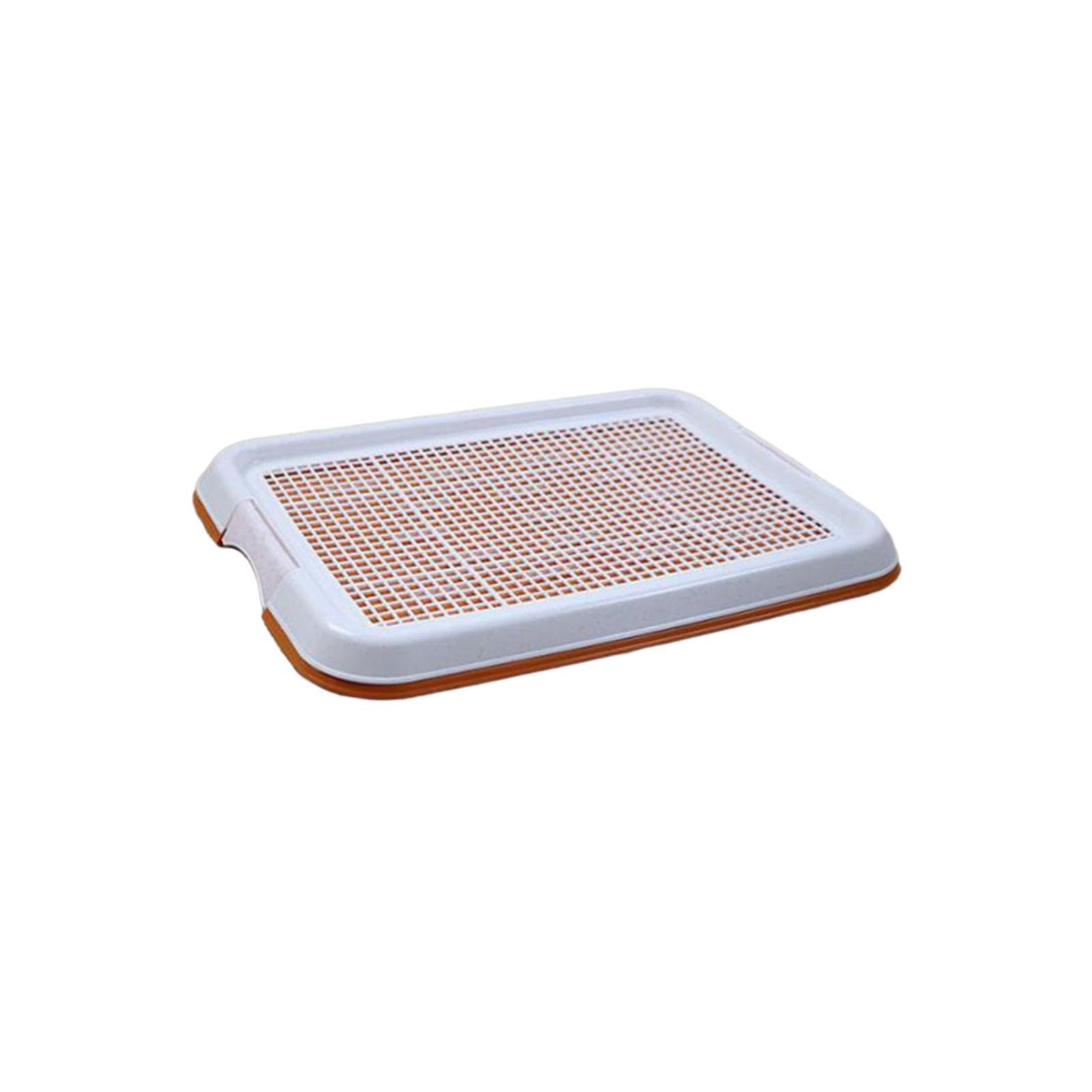 Support pour Tapis d'apprentissage de la propreté pour Chiots, bac à litière en pour Maille avec Base antidérapante, utilisable à l'intérieur comme l'extérieur