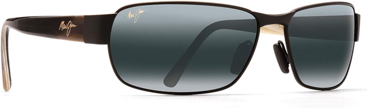 Maui Jim womens Black Coral Rectangular Sunglasses