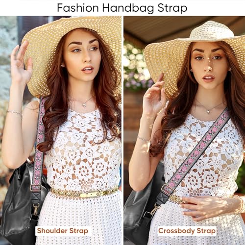 Image of Purse Strap Wide Replacement Crossbody Bag Straps, 1.5 inch Handbag Shoulder Strap, Adjustable Tote Belt
