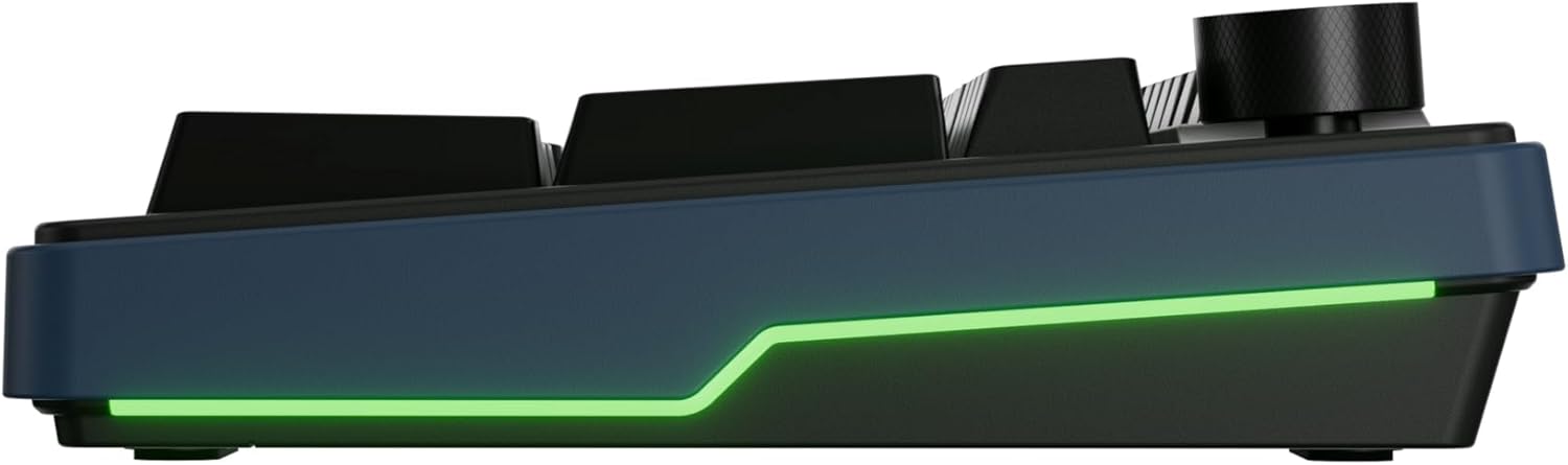 Ducky OK-M - 98% Wireless Mechanical Gaming Keyboard : Gasket-Mount Design, Hot-Swappable Switches, Five-Layer Acoustic Dampening, RGB, USB-C, 2.4Ghz, Bluetooth, Wine Red Switch