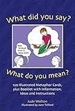 What Did You Say? What Do You Mean?: 120 Illustrated Metaphor Cards, plus Booklet with Information, Ideas and Instructions