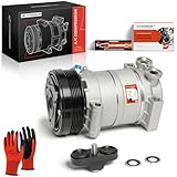 A-Premium Air Conditioner AC Compressor with Clutch Compatible with Chevrolet, GMC, Cadillac, Isuzu, Oldsmobile Vehicles - Silverado, Suburban, Yukon, C1500, C2500, Escalade, Tahoe, Blazer