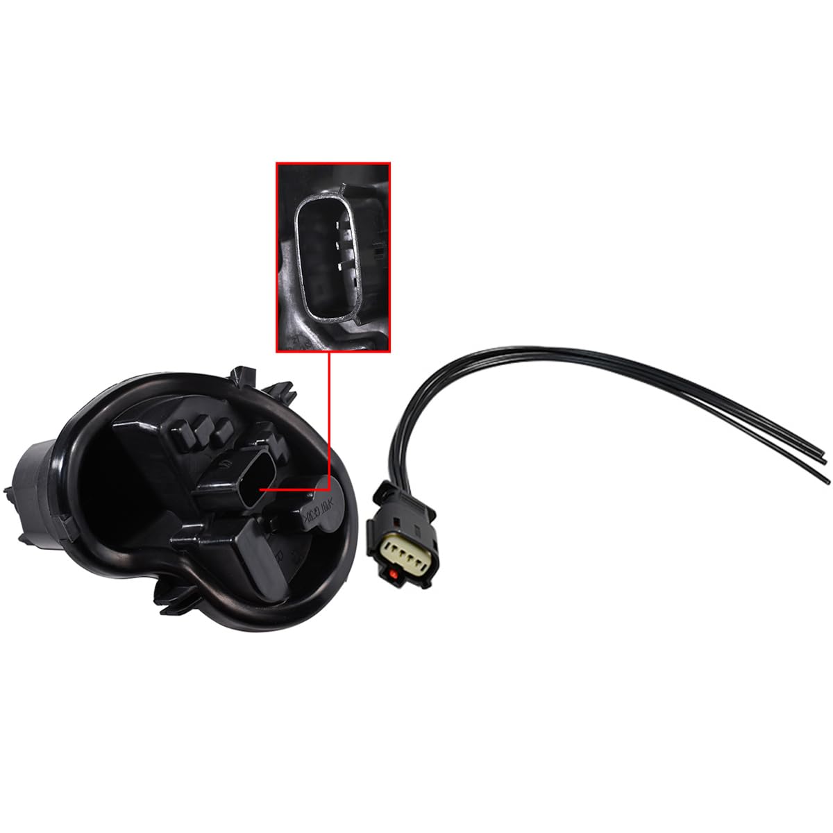 1 Satz Lampenträger Glühbirnenhalter hinten rechts mit Anschlusssteckerkabel kompatibel mit VAUXHALL ASTRA K 2016-2023 39001578