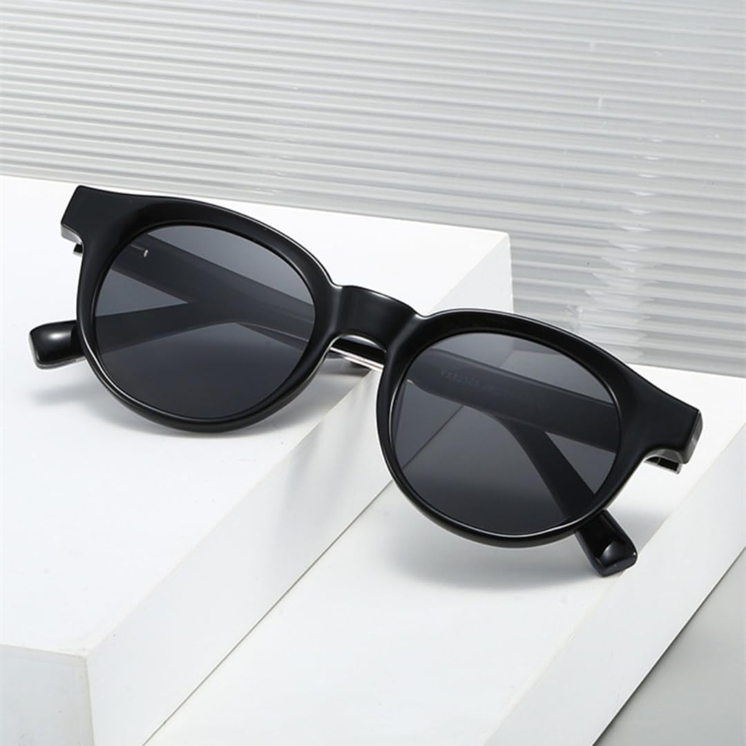 Retro Round Punk Women Men Trending Outdoor Sun Glasses Shades Uv400 image 2