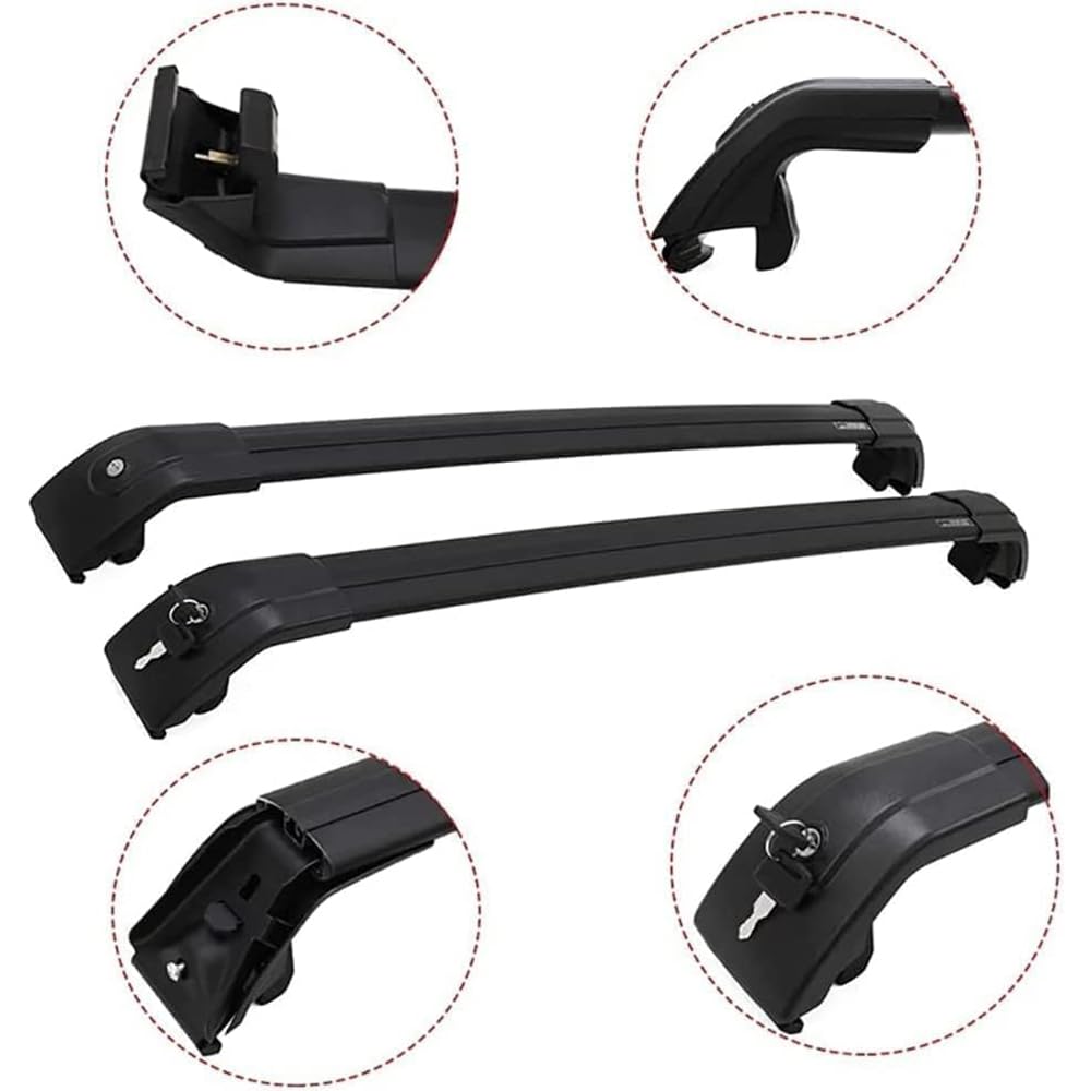 Barre Portatutto In Alluminio Per BMW IX3 G08 (2021-2024) - ACE-2, Grigio, Carico 75kg - 2