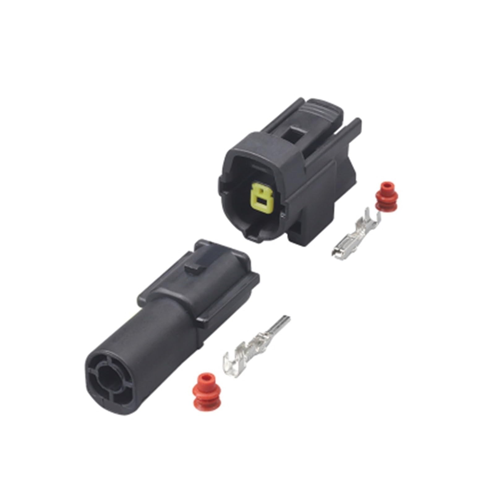 BUIEX 1P/ 2P/3P/4P/6P/8P/10P/12P/16 Pin 1.8mm Waterproof Wire Connector Electrical Plug Car Auto Sealed Truck Harness (Color : 1P, Size : 1set)