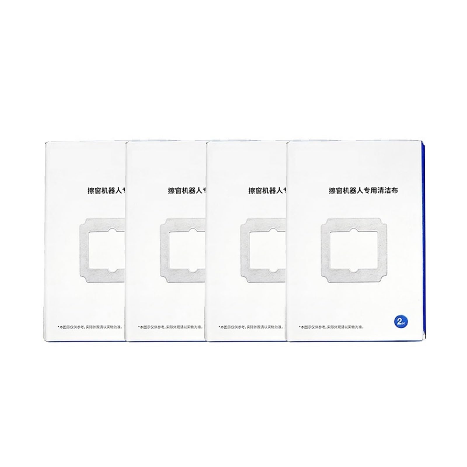 Paño De Fregona for Robot, Compatible Con ECOVACS, Mini Aspiradora De Ventanas Winbot, Accesorios De Repuesto De Almohadilla De Fregona Lavables Y Reutilizables(Original 8Pcs)