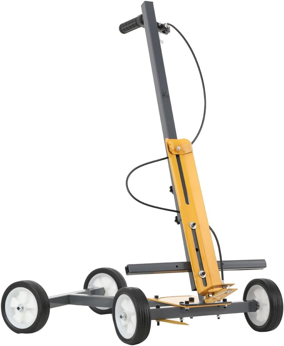 Traceur de Lignes pour parkings, Traceur de Lignes, réglable de 5 à 15 cm, Chariot métallique