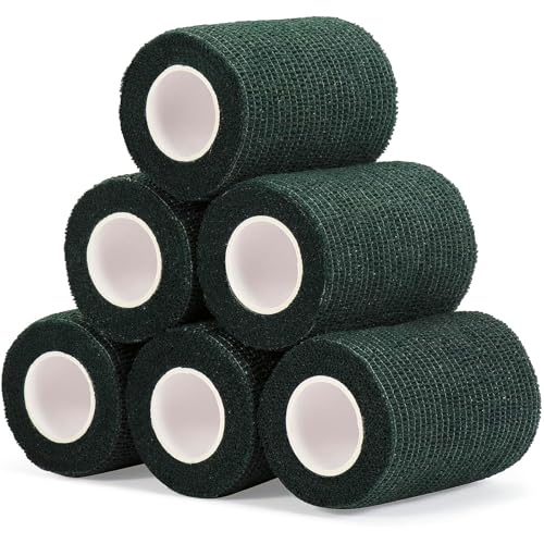 Sagafly Banda Venda Cinta 7.5cm Bendaje Adhesiva Deportiva Verde Oscuro