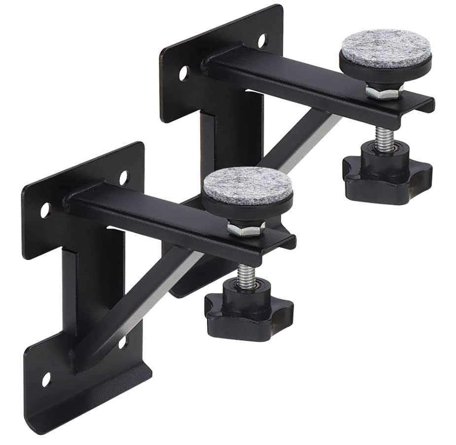 A-KARCK Undermount Sink Brackets for Narrow Cabinet, Sink Repair Kit with Black Coating Prevent Rust, 13 GA Steel Effectively Share Sink Weight(2 PCS)