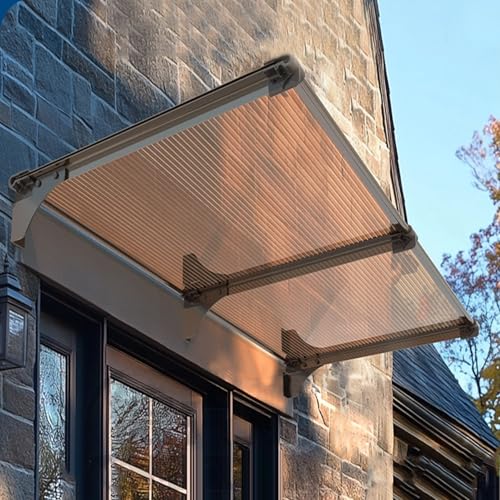 Auvent extérieur moderne et abri imperméable de porte d'entrée - 2