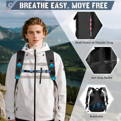 Mochila rígida impermeable para cámara DSLR con funda para laptop 15.6" miniatura 5