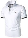 Men’s Classic Polo Shirt Short Sleeve Shirts Lightweight Casual Tops