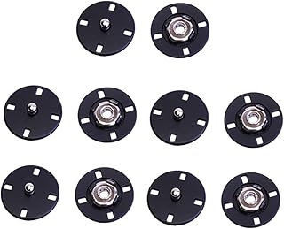 Sewroro 10 Pçs Fechos Magnéticos Para Bolsas Botões De Metal Kit De Rebites Botões De Pressão Botões De Estofamento Botões De Pressão Para Roupas Botões De Liga Botões De Roupas Botões De