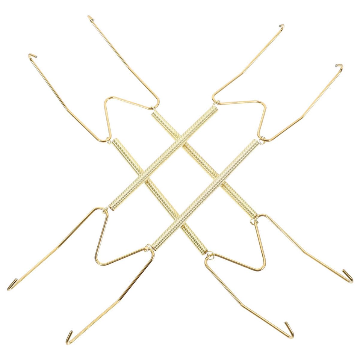 DECHOUS 2Pcs Decorative Plate Hangers for Wall Display Metal Plate Holders with Spring Mechanism for Various Plate Easy Installation Edge Protection for Vintage