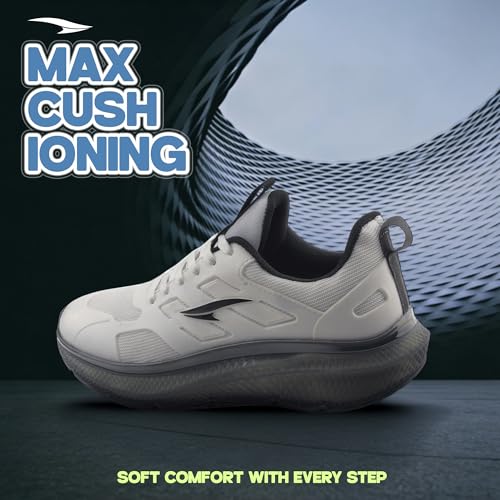 Image of ASIAN Men's Quantum-31 Max Running Shoes with Breathable Knit Upper | Sporty Sneakers with Arch Support, Memory Foam Tech & High-Grip Sole | Boys Lightweight Shoes for Running, Training